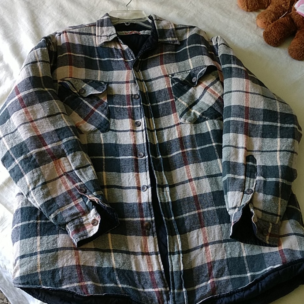 Men's anchor blue workshirt/jacket